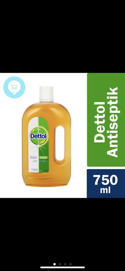 Dettol Antiseptik Cair 245 Ml, 450 Ml, 750 Ml
