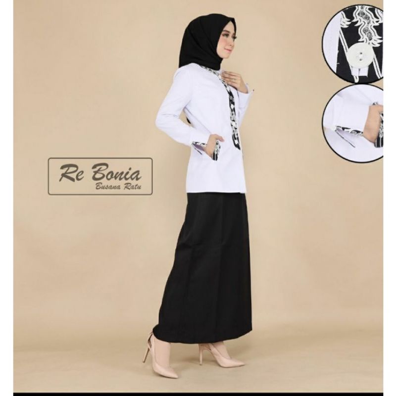 Seragam Rebonia Hitam Putih Seragam Set Blazer Hitam Putih Seragam Setelah Putih Hitam Seragam Kerja