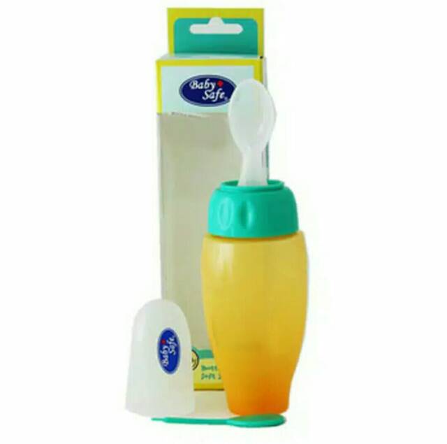 Baby Safe Bottle Spoon Soft Squeeze Food Feeder / Botol Makan Bayi