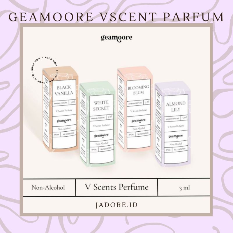 Geamoore VScent Parfum Miss V Misk Thaharah BPOM Non Alkohol Parfume Pewangi