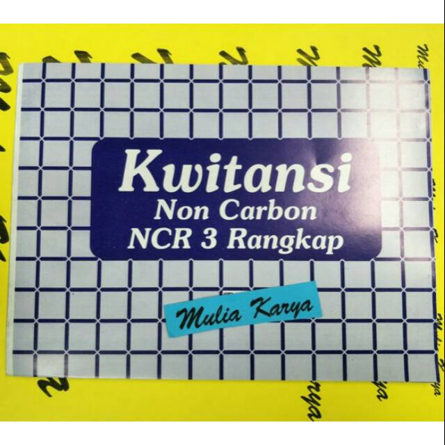 

Buku kwitansi besar NCR rangkap 3