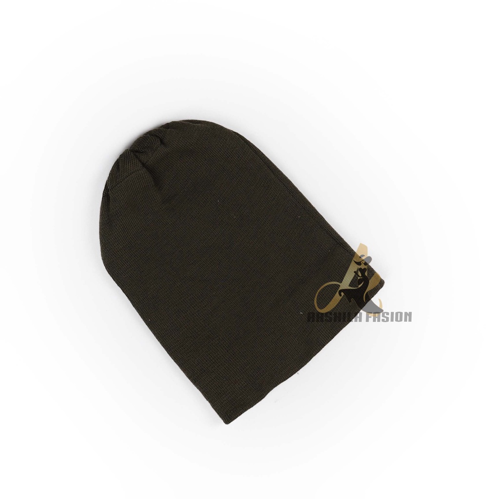 Topi Bayi Kupluk Polos Skater Gratis Bordir Nama Anak