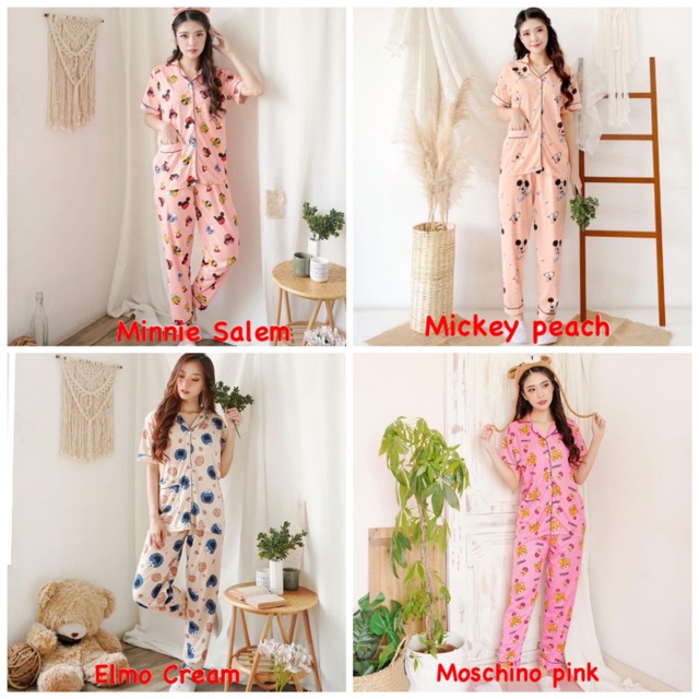 JC Piyama Set CP import / Piyama wanita CP / Piyama wanita Import murah-8