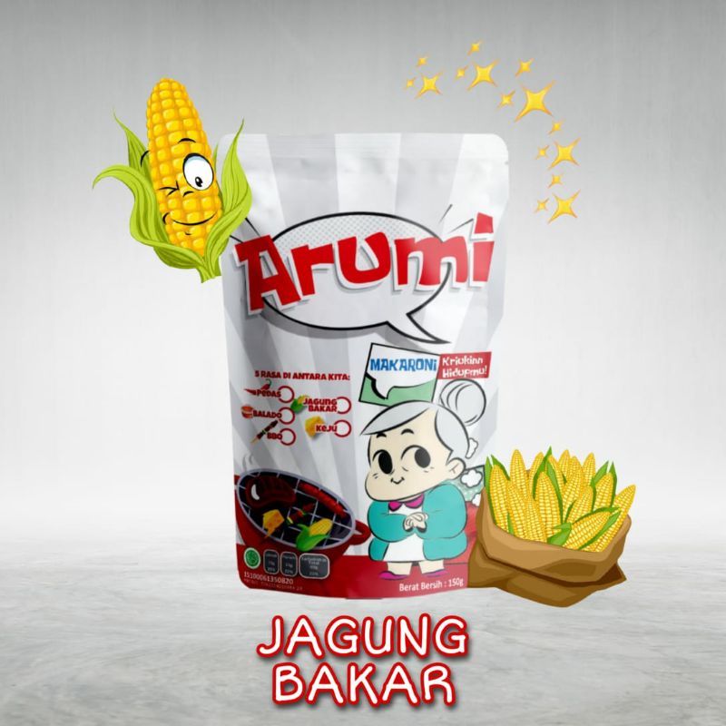 

Makaroni Kriuk / ARUMI -150gr ~ Rasa Jagung Bakar