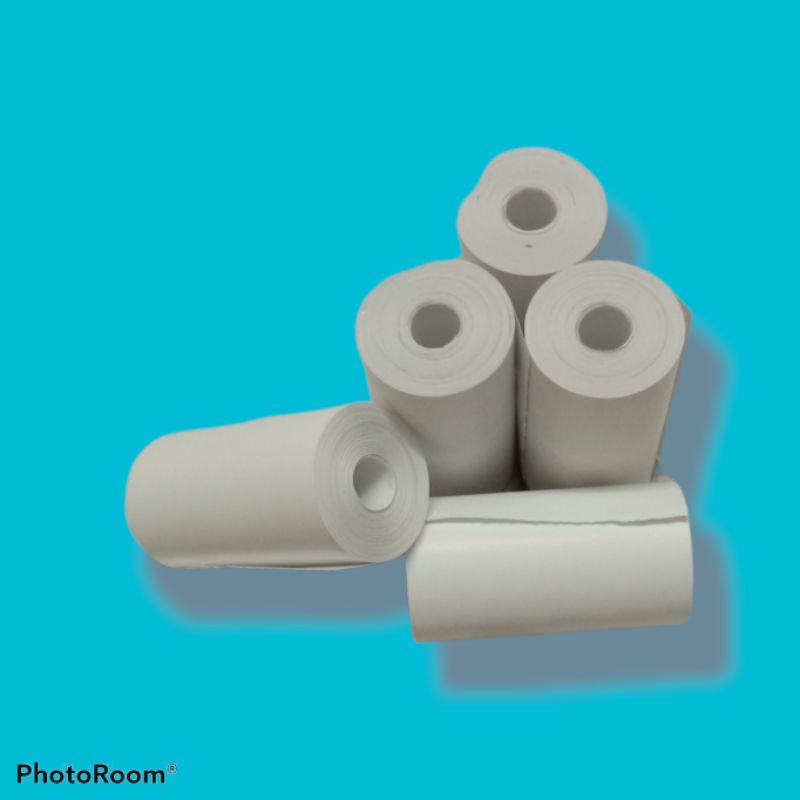 

Kertas thermal 57x30/58x30 harga untuk 1 dus isi.100 roll bonus 2 roll