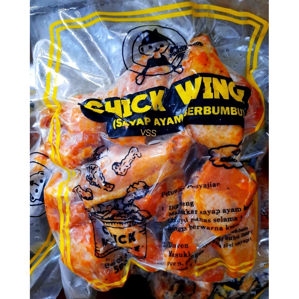 

CHICK WING 500GR ( Sayap ayam berbumbu )