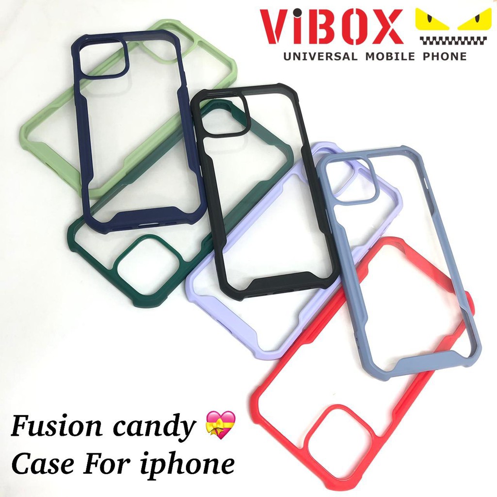 new~Case Iphone 11/12 Shockproof Candy Case / Hardcase / Candy Dove  Hardcase