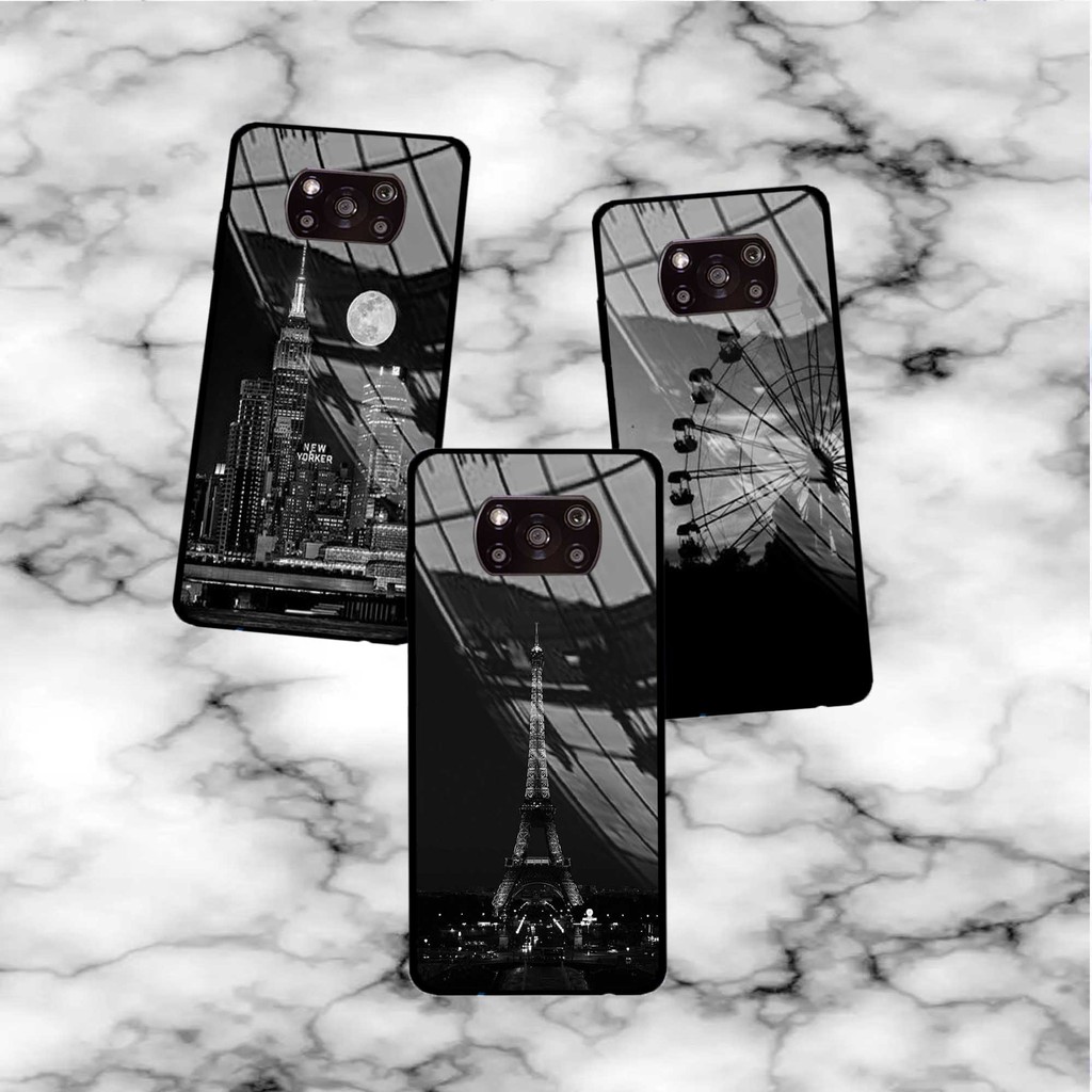 Softcase Miror Glass For pocophone X3 [DK 240] - Case Pocophone X3 -Softcase Pocophone X3