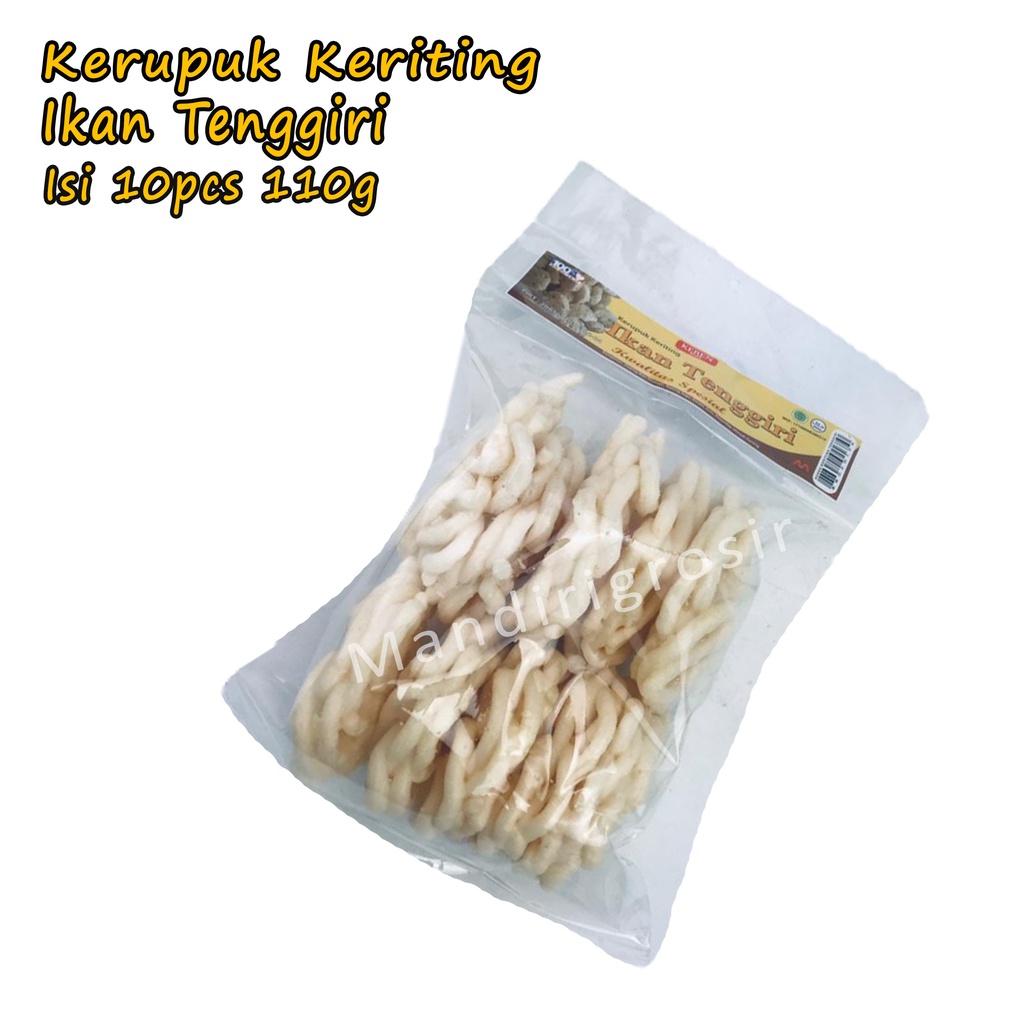 Kerupuk Keriting *Keren Snack * Kerupuk Ikan Tenggiri * 110g