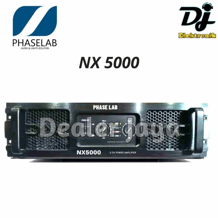 Power Ampli Phaselab / Phase Lab NX5000 / NX 5000 - 2 channel