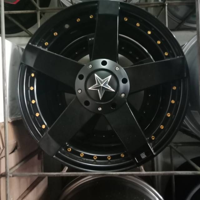 Free ongkir Velg mobil rock star 1 r17 x 7,5 hole 5 pcd 114,3 et35