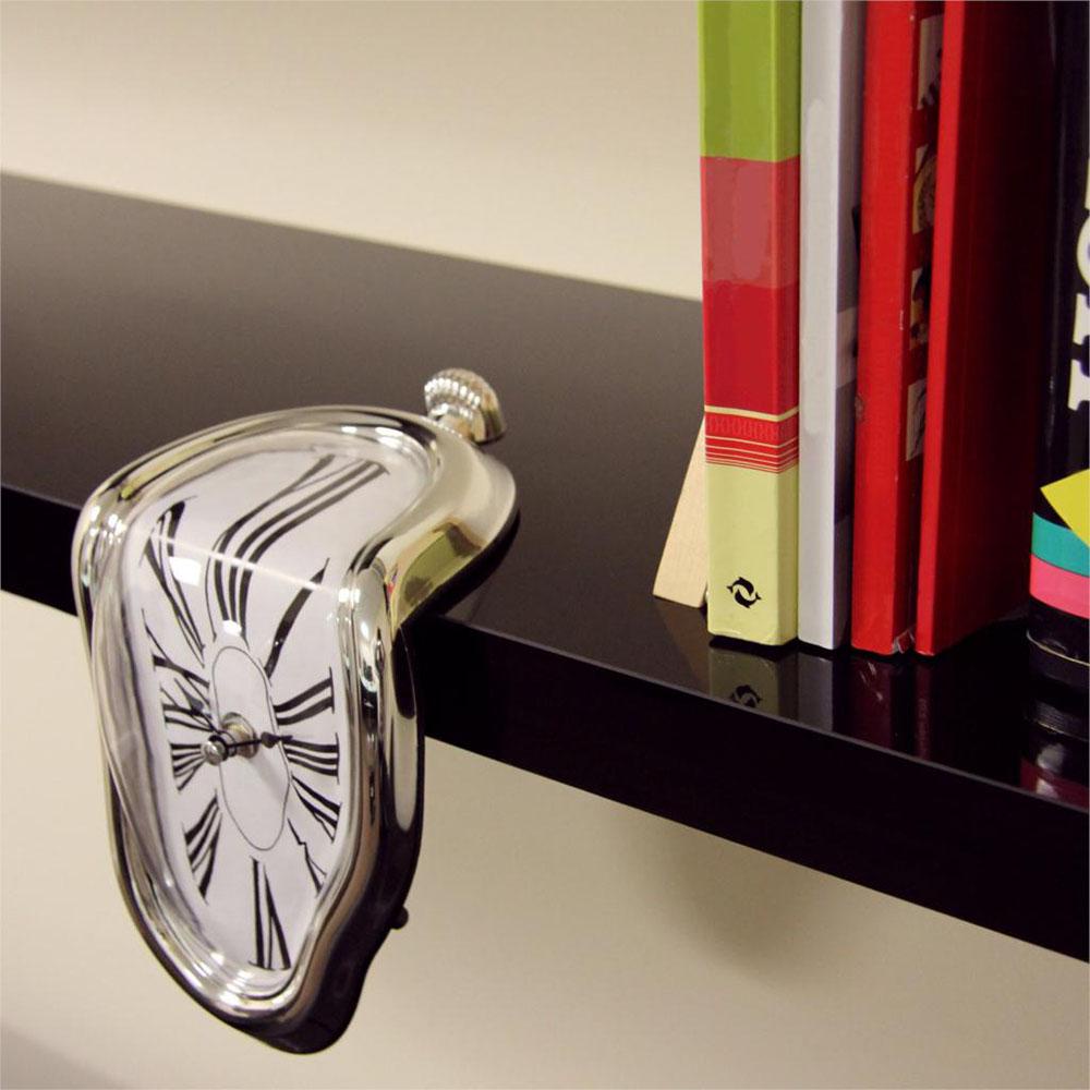 TOP Jam Lebur Gaya Dali Wall Decor Desktop Silent