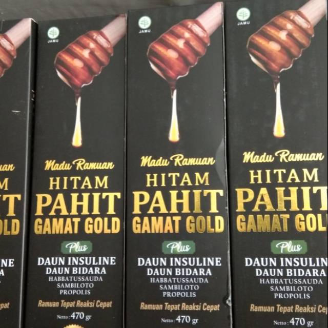 

Madu Hitam Pahit Gamat Gold
