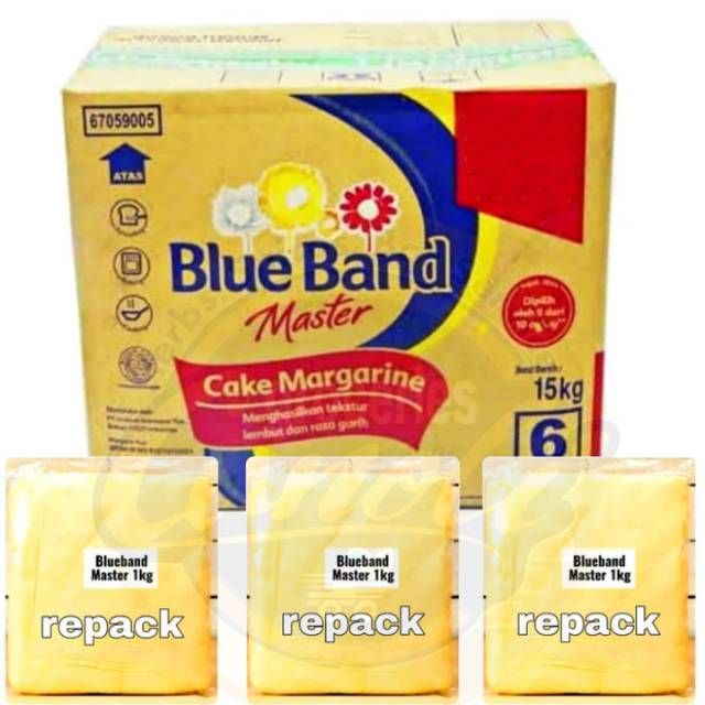 Dapoer Canoli Groceries Blue Band 1kg / Margarin Blue Band Kiloan