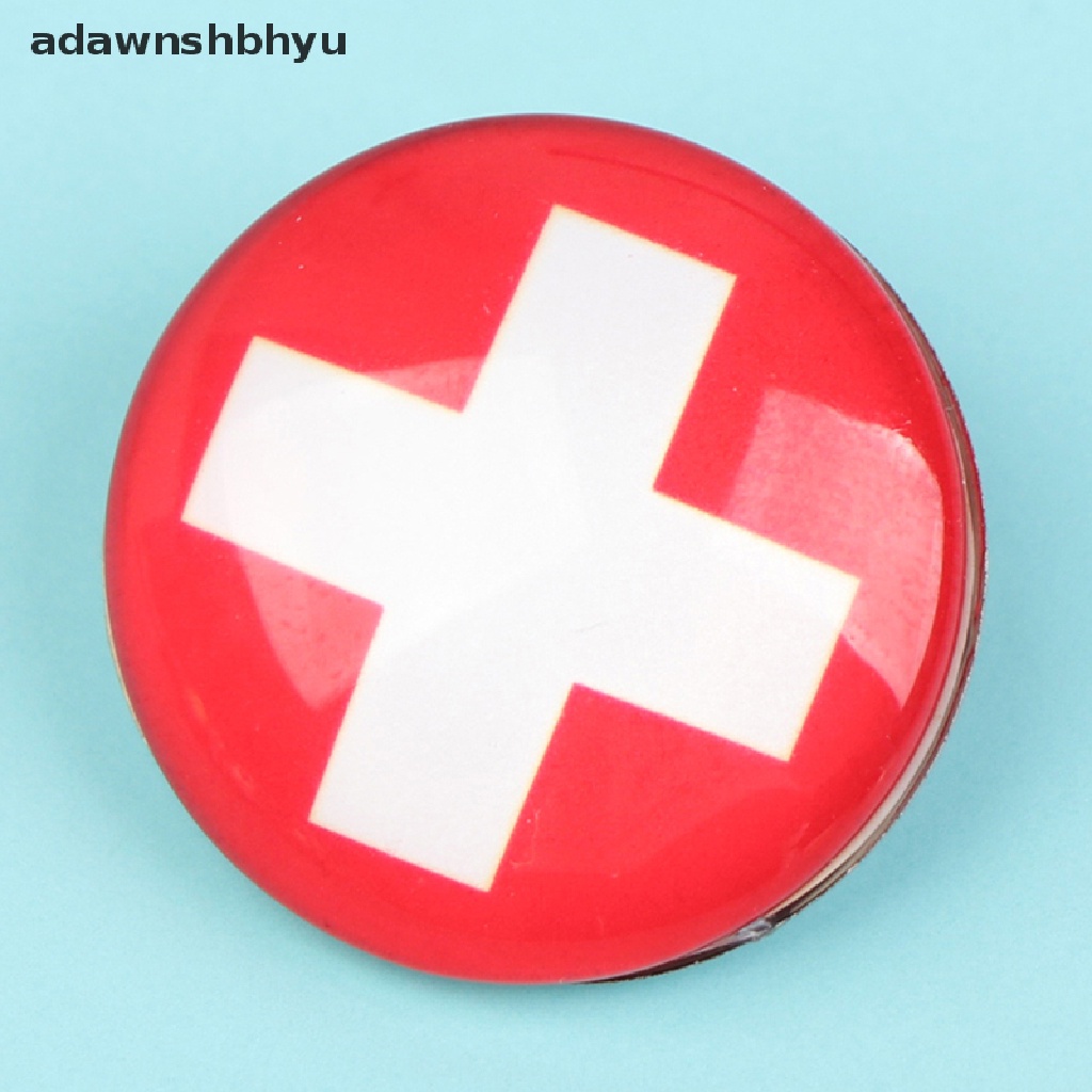 Adawnshbhyu Bros Pin Enamel Desain Bendera Ukrainian Rusia