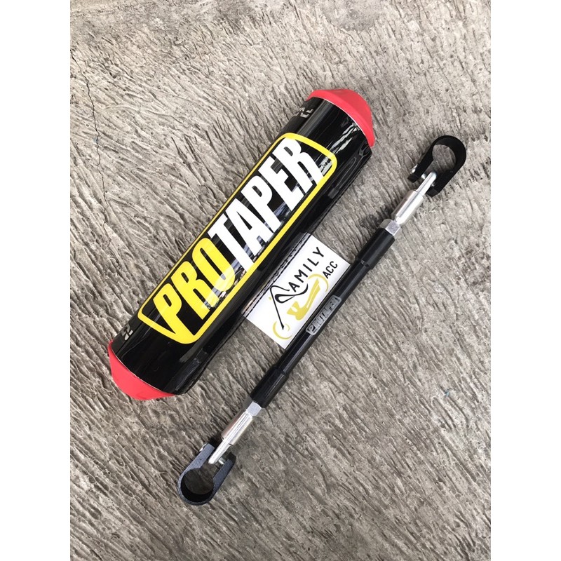 Busa Stang Fatbar Bulat Barped Twinwall Protaper Fuzion Set Stabilizer Stang Fatbar / Palang Stang