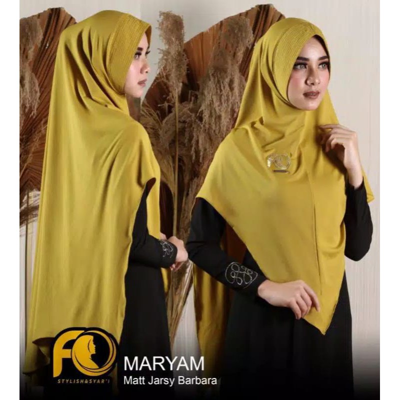 Hijab Instan Bergo Instant Jersey Pinguin Syari FO