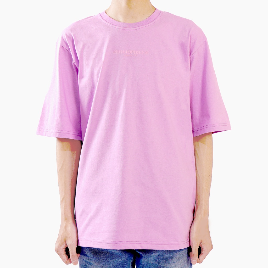 Pluviophile Tshirt kaos Basic oversize Lilac