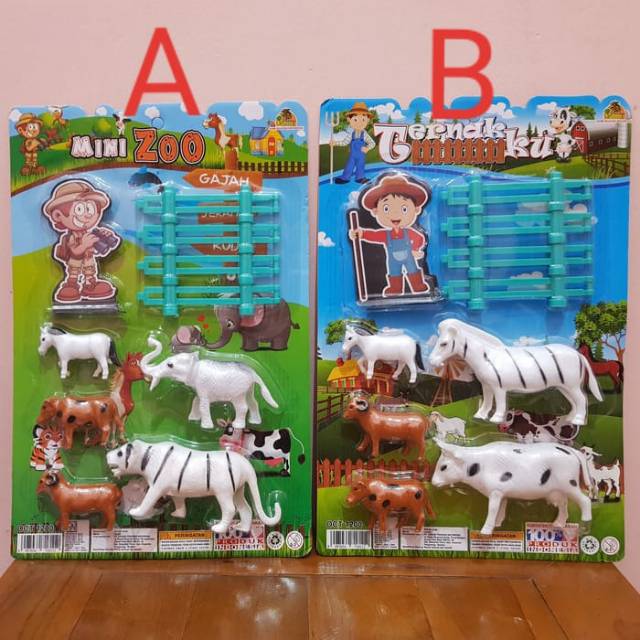 MAINAN HEWAN TERNAK - MAINAN HEWAN MAINAN - ANIMAL ZOO