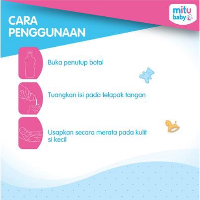 * NCC * Mitu Baby Powder  Bedak Bayi Fresh And Clean Classic Floral Keharuman dan Kesegaran Tahan Lama