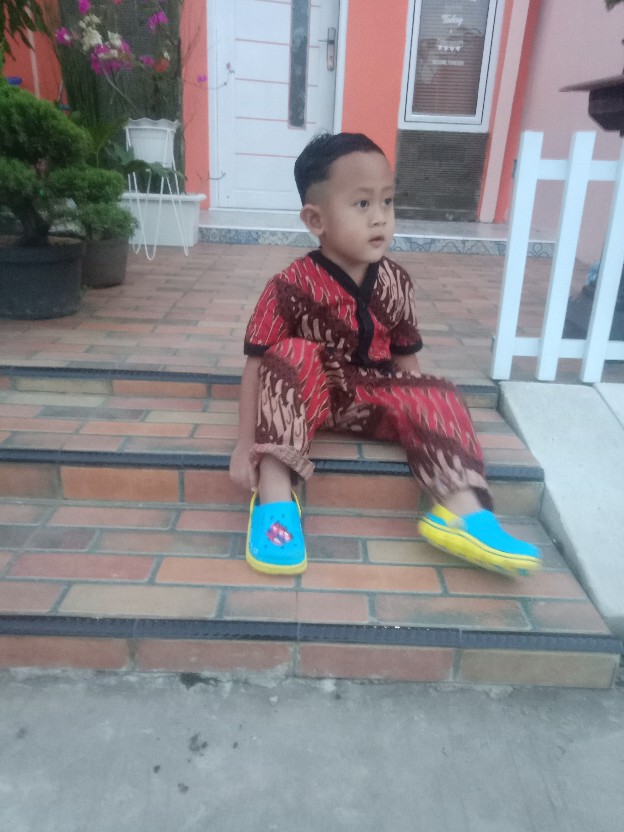 Piyama Batik Anak Setelan Batik Anak Bahan Adem Cowok Cewek Usia 1-5 Tahun.