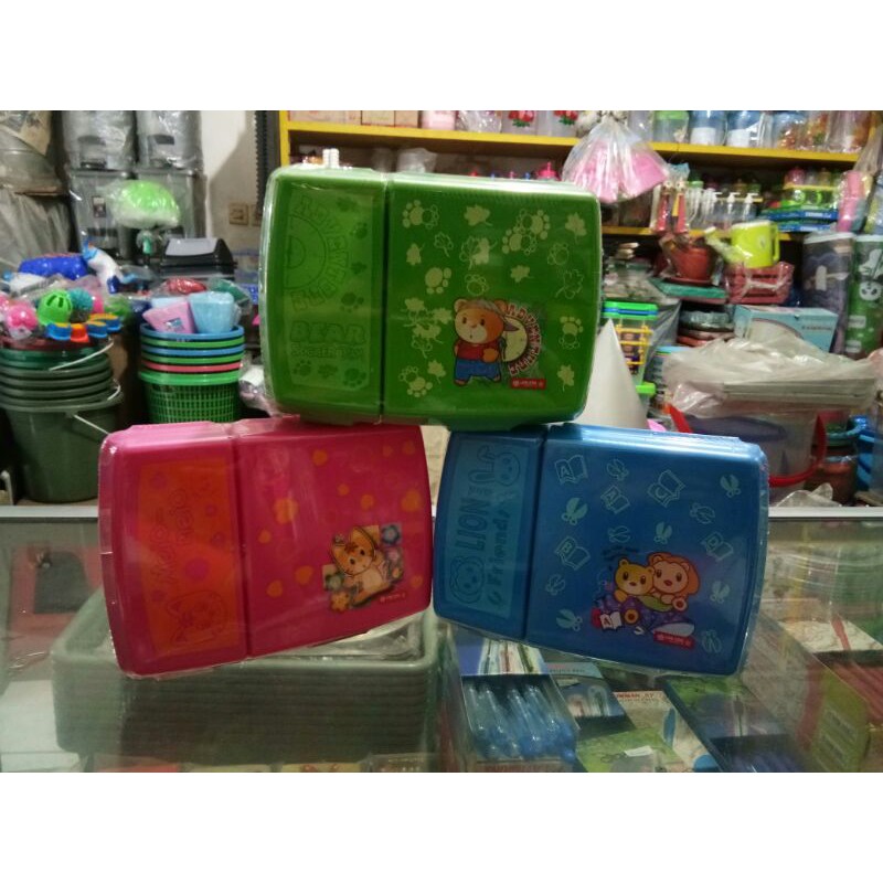 Tempat Makan Anak / Bekal Makan Anak / Ompreng Lion Star Folly Box 02 SB-49