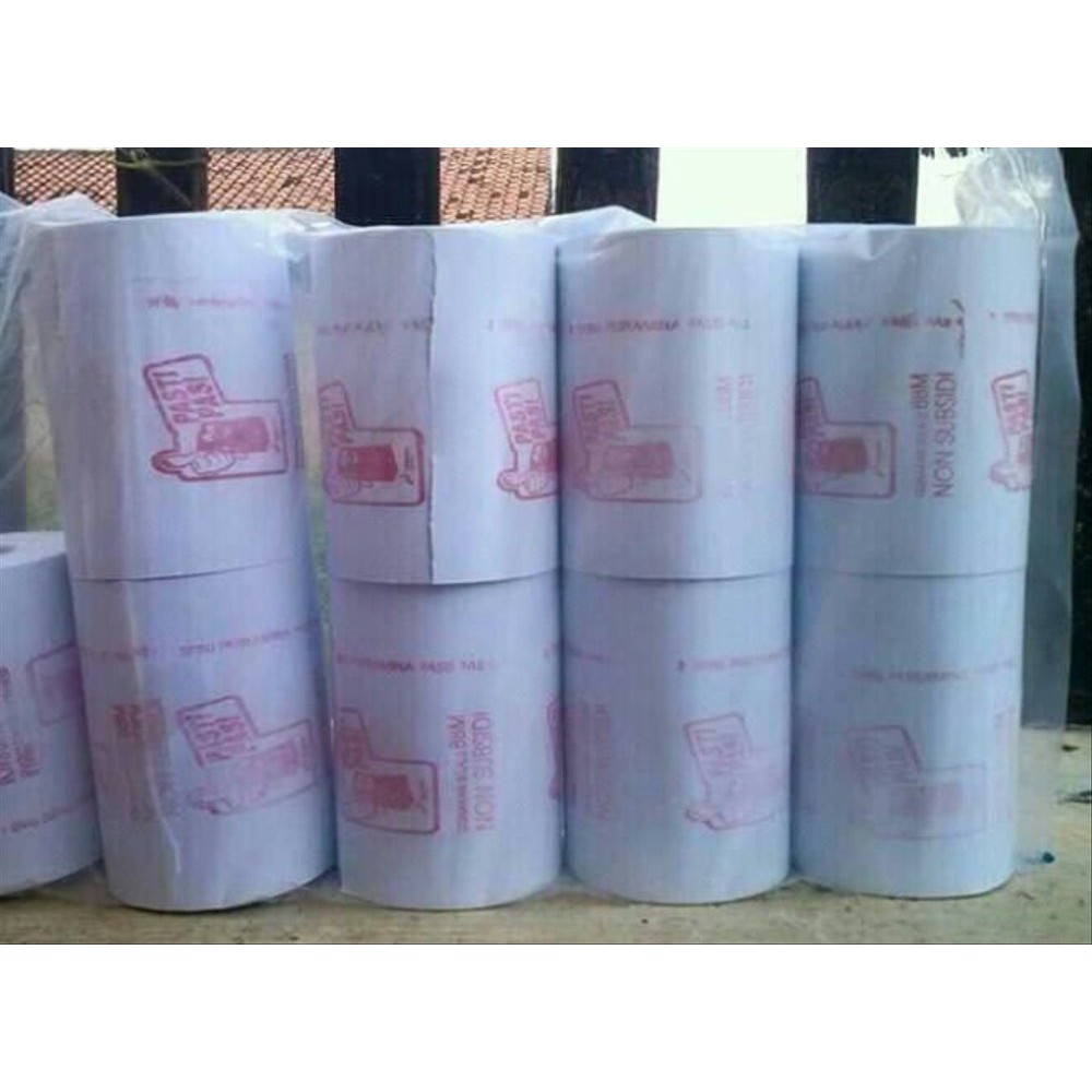 Jual kertas struk thermal 48X58 Cetak Logo Spbu Pertamina Diskon