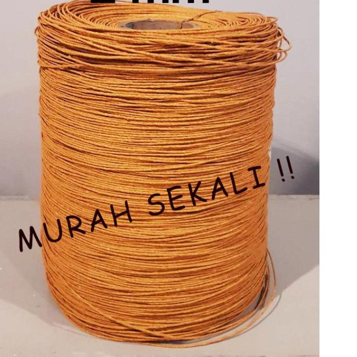 

tali kertas 2mm coklat samson kraft untuk industri paperbag pengrajin harga 30 ribu per 100 meter