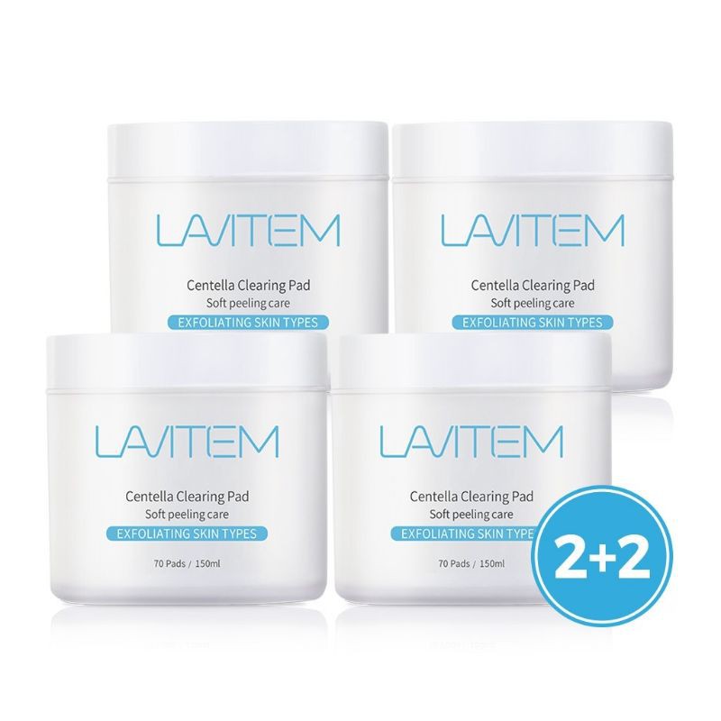 🇰🇷 Lavitem Centella Clearing Pad 2+2