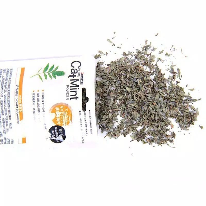 Bubuk catnip mint alami 5gr untuk kucing