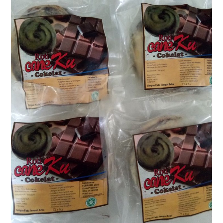 

Roti Cane coklat Frozen Diameter 10 Cm isi 4 Pcs