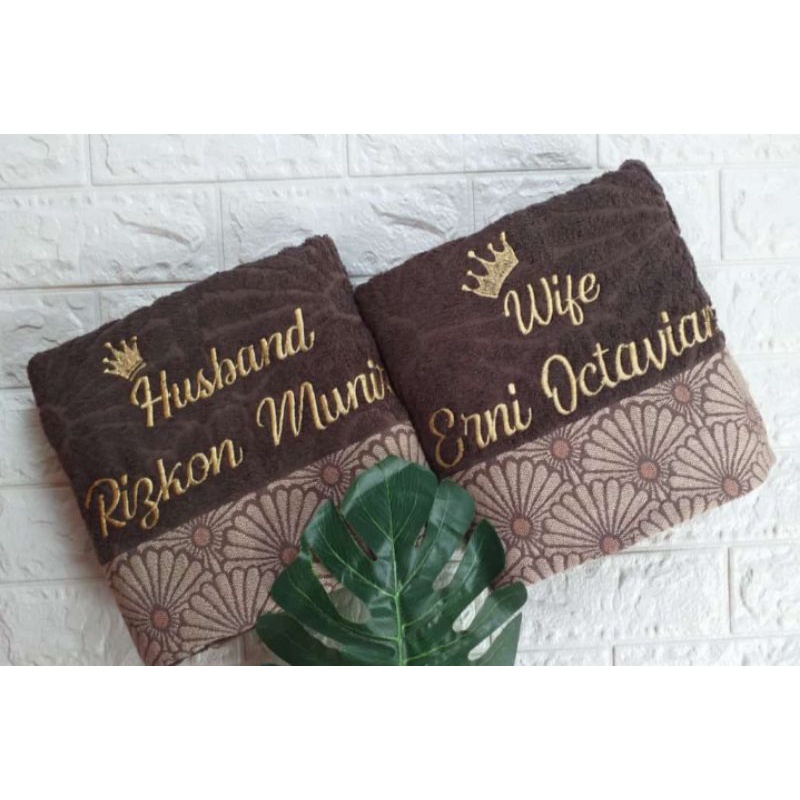 Handuk Bordir Wedding Terry Palmer