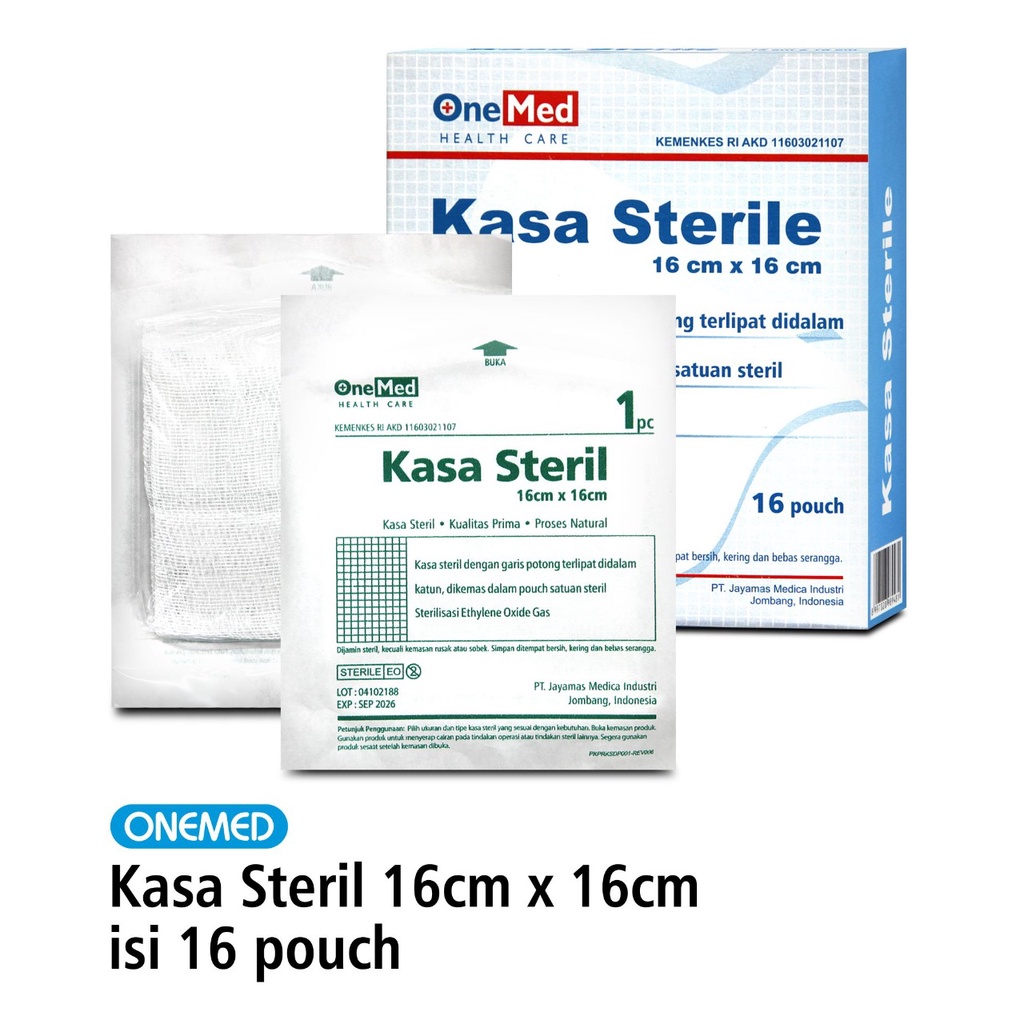 Kasa Steril Onemed 16x16cm box isi16 - KS B16