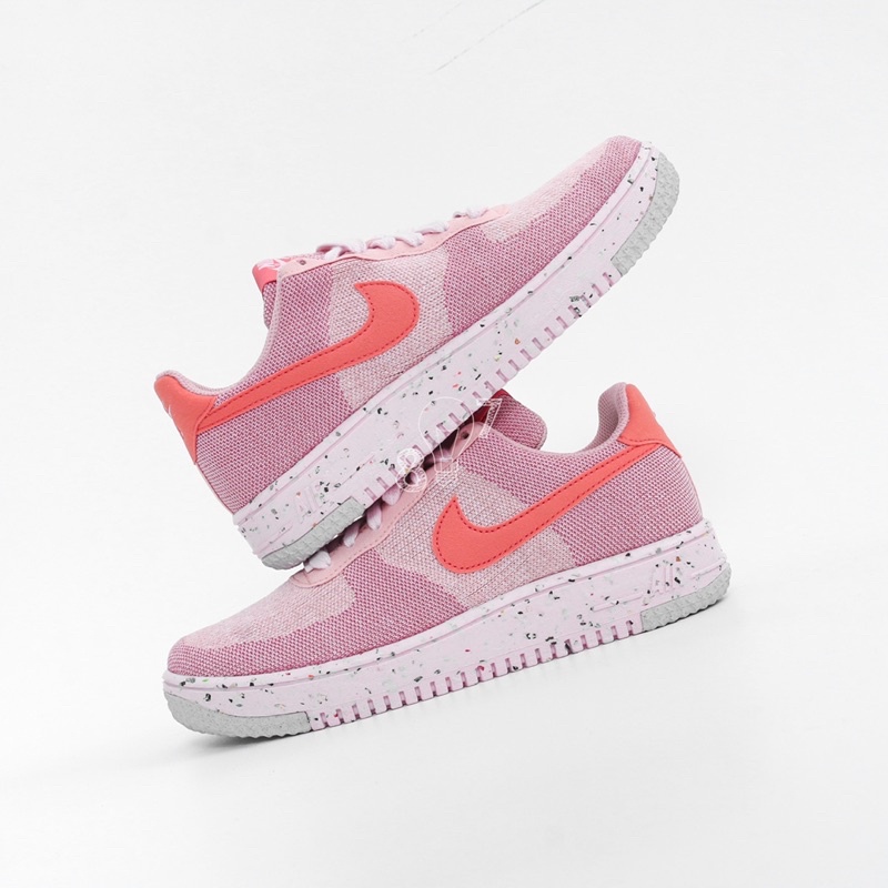 Air Force 1 Low Crater Flyknit Pink