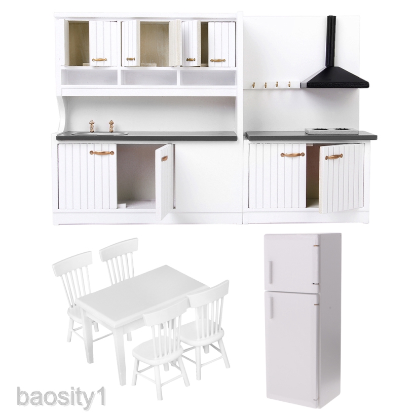 dollhouse kitchen furniture set
