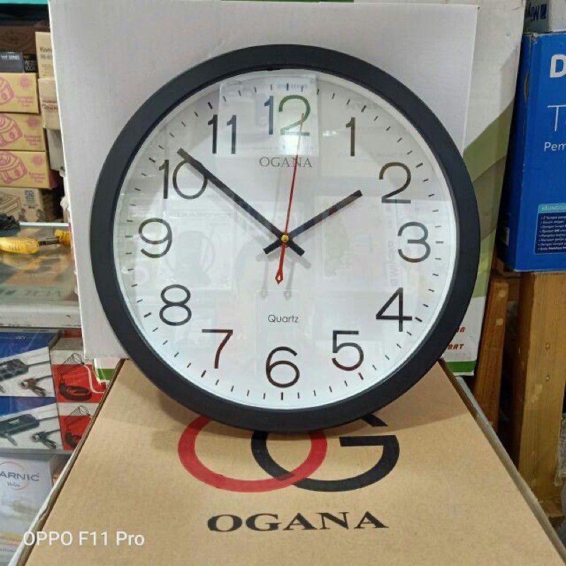 OGANA Jam Dinding Polos Diameter 32cm 8989