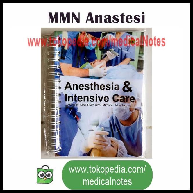 

TERBARUU!! Medical Mini Notes Anastesi, buku saku kedokteran TERBARU