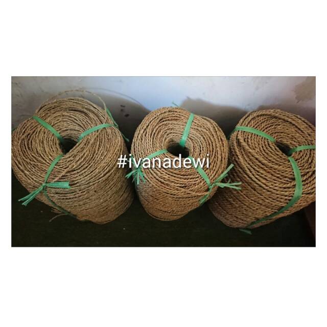 

(7mm) Tali mendong - tali rustic - tali purun - tali agel - tali rami - tali serat alam