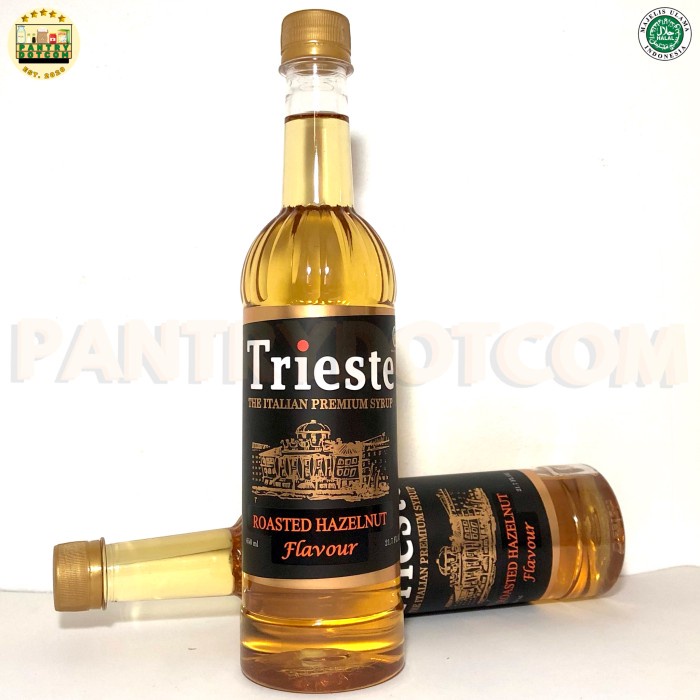 

TRIESTE SYRUP rasa ROASTED HAZELNUT - Sirup Premium 650ml