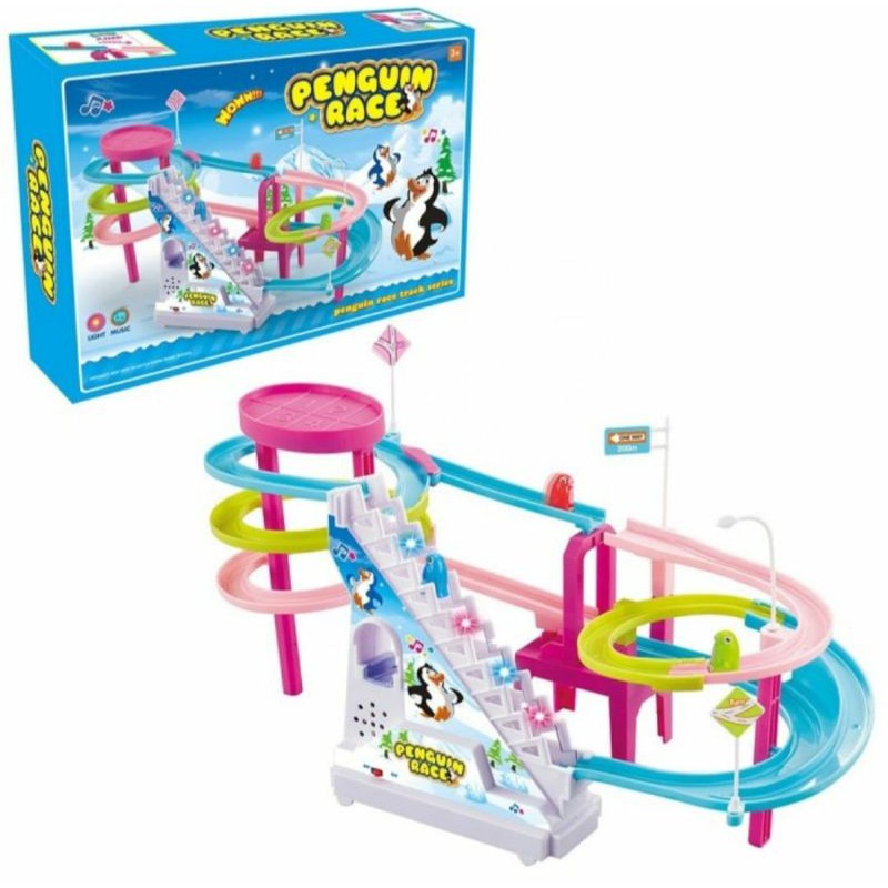 Mainan Track Race Penguin