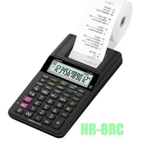 

PROMO! KALKULATOR CASIO HR 8RC PRINTING / PRINT CALCULATOR HR8RC |Kalkulator