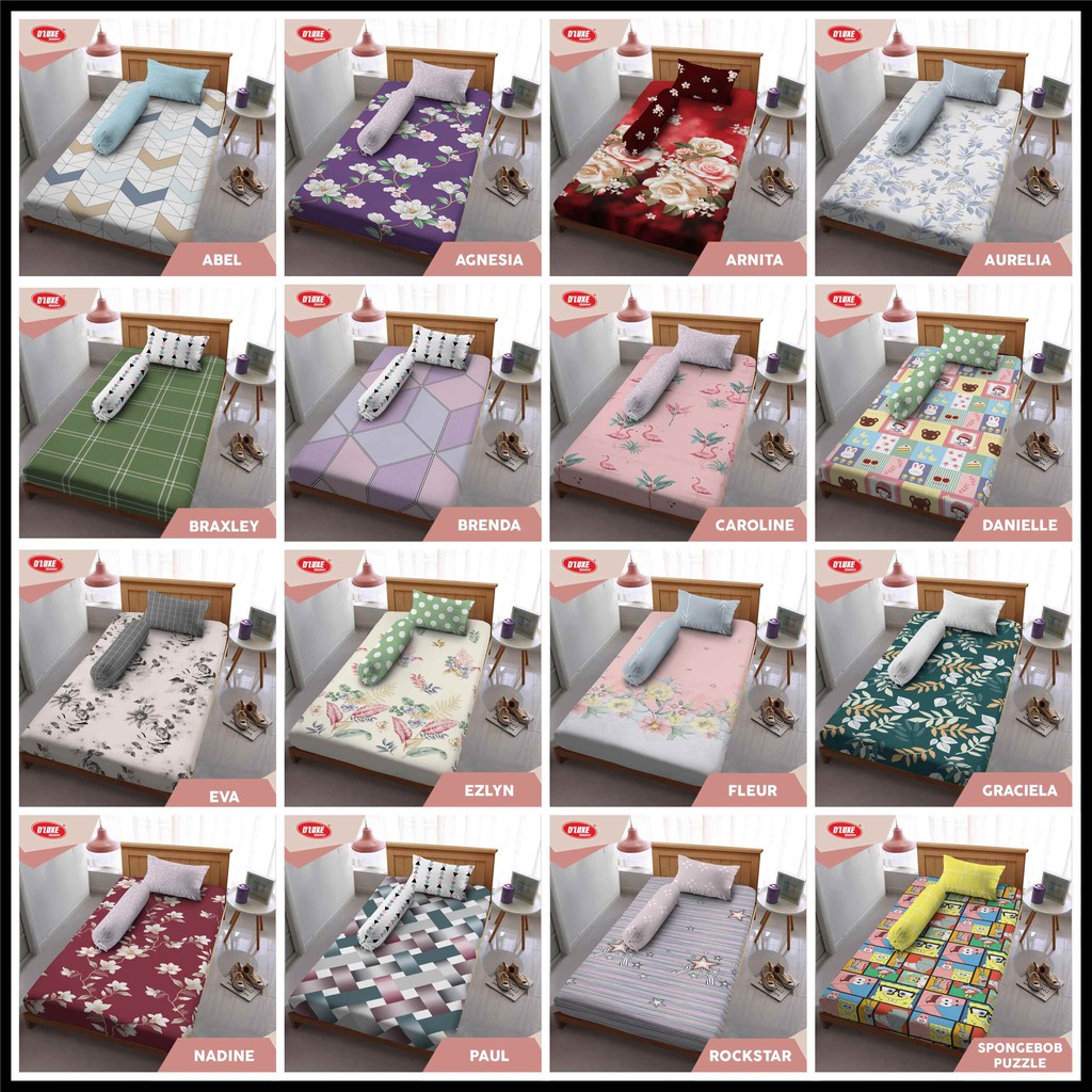 Banting Harga Terbaru Sprei Deluxe Kintakun Ukuran 120x200 / Sprei No.3 / Motif - Bunga Minimalis 0LaDQpbsQxaaKR