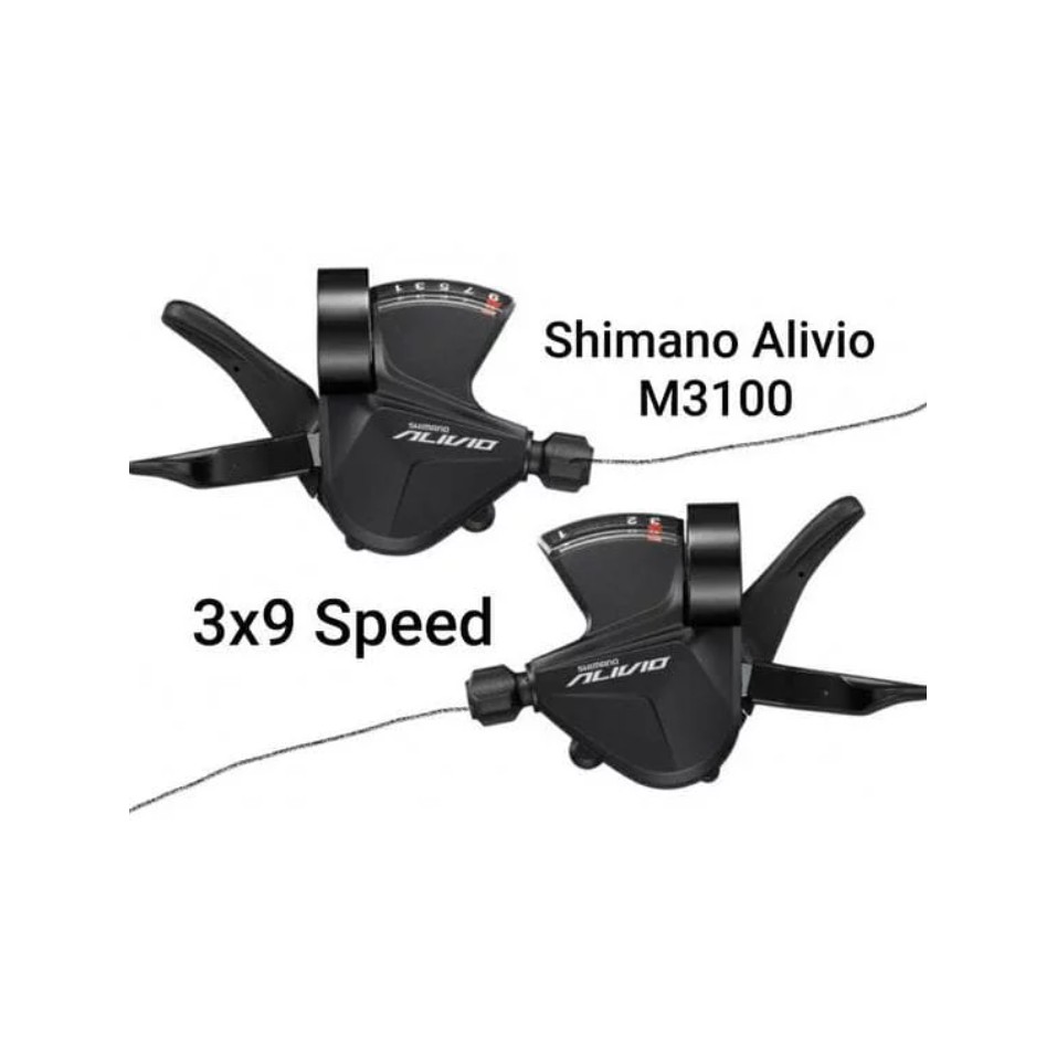 SHIFTER M3100 9 SPEED 3 x 9 speed SHIMANO ALIVIO