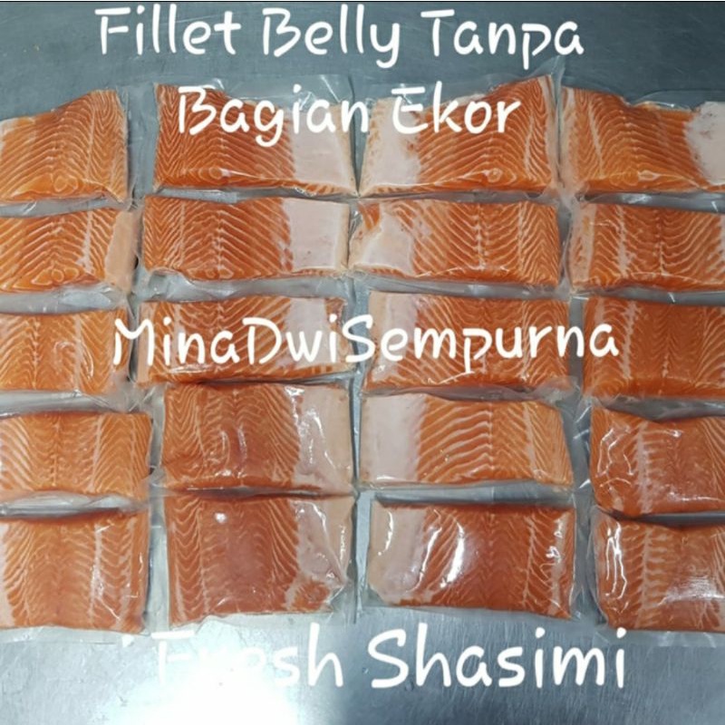 

Salmon Fillet Fresh @250Gr Sashimi Grade (Norwegian Salmon)