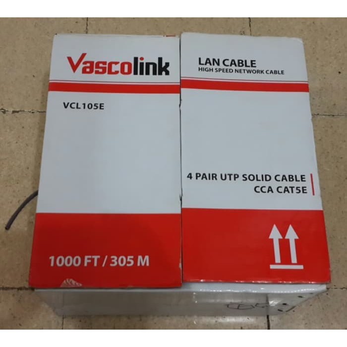 Kabel Lan Vascolink Cat 5E - Kabel UTP vascolink Cat 5
