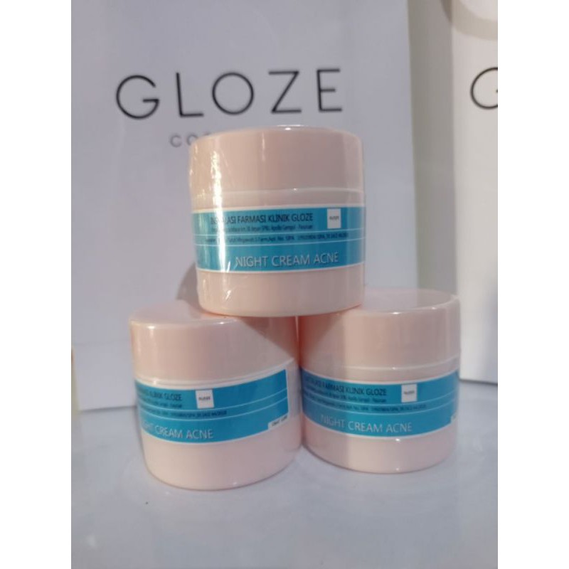 night cream acne gloze