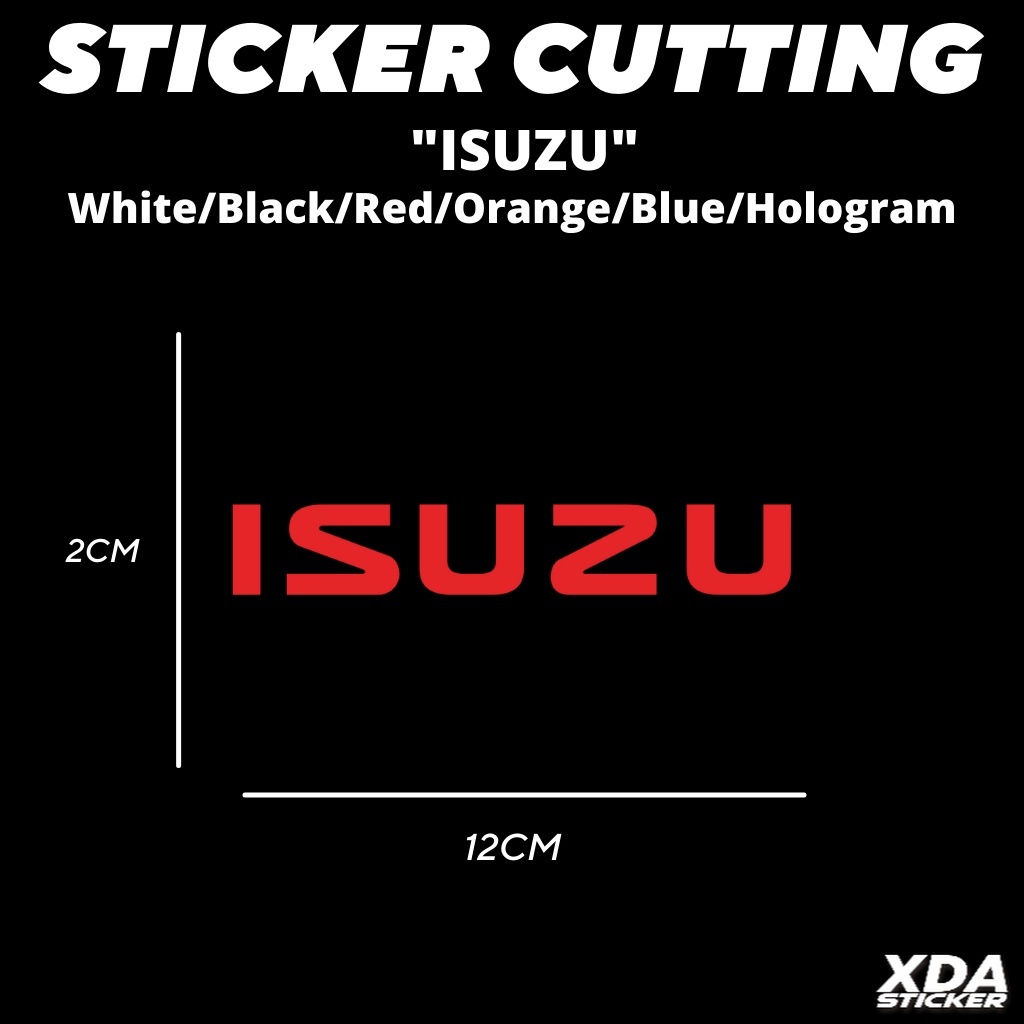 

STIKER/STICKER CUTTING ISUZU