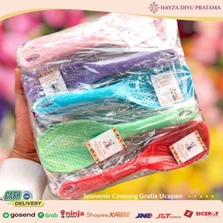 100 PCS Souvenir SENDOK NASI/ CENTONG NASI/ CENTONG PLASTIK