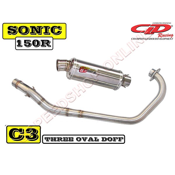knalpot cld honda sonic 150 r original type c3