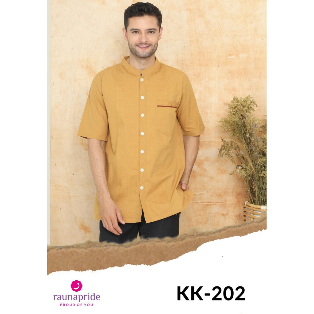 Koko rauna KK 202 / 203 / 204 / baju muslim / koko laki laki / atasan pria / koko tangan pendek
